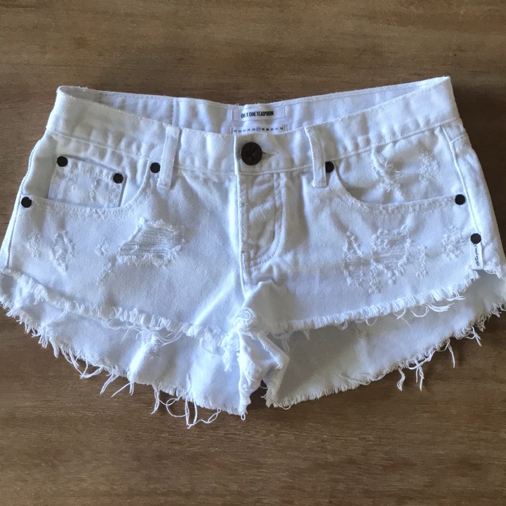 One Teaspoon White Bonitas